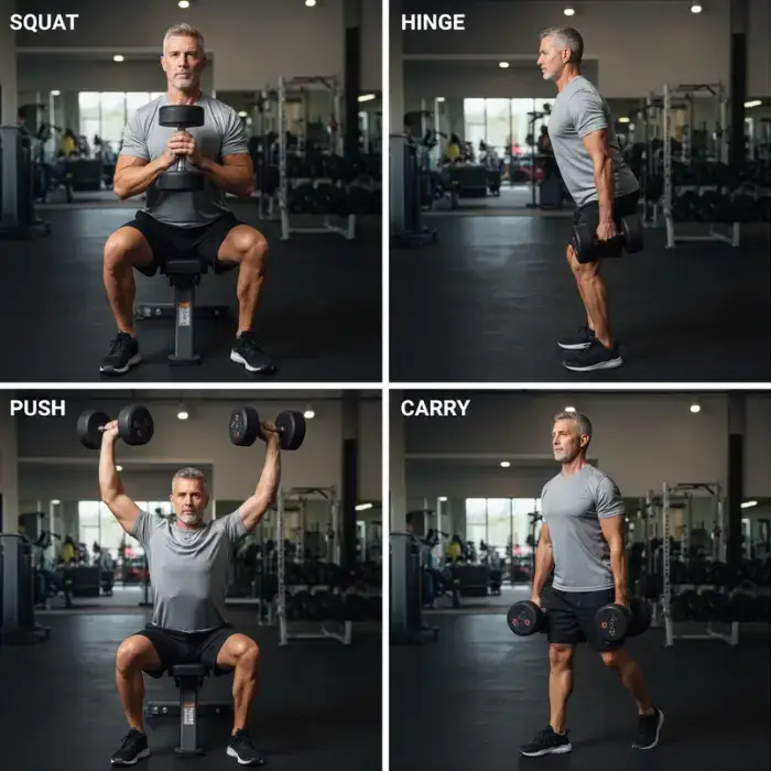 How to Build Functional Strength After 40: The 4 Key Movement Patterns